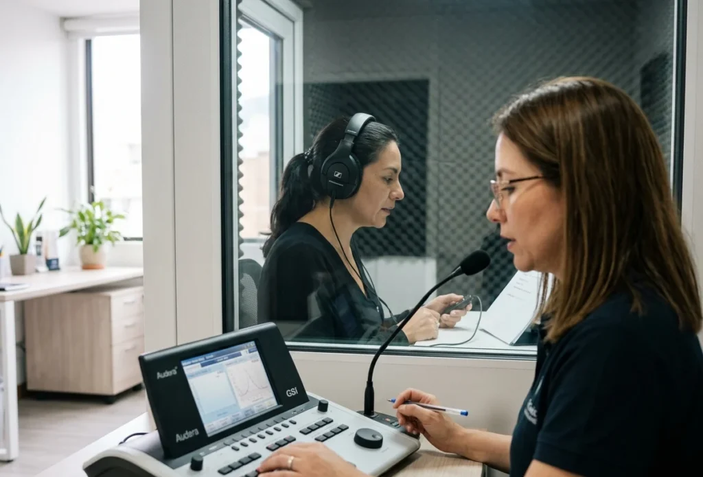 Reserva tu valoración auditiva en Bogotá para conocer qué es la logoaudiometría y mejorar tu comprensión del habla con soluciones personalizadas en Tu Oído.