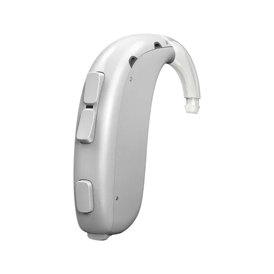 Marcas Oticon_Xceed_BTE_SP_Left_C044Silver_Hook_1200x1200px_Original file